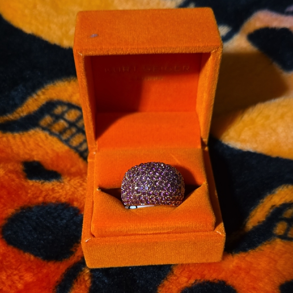 Kurt Geiger Pink Ring in Orange Box, NIB